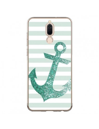 Coque Huawei Mate 10 Lite Ancre Vert Navire - Monica Martinez