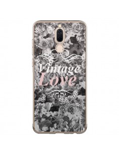 Coque Huawei Mate 10 Lite Vintage Love Noir Flower -...