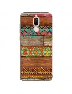 Coque Huawei Mate 10 Lite Indian Wood Bois Azteque -...