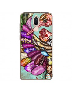 Coque Huawei Mate 10 Lite Paon Multicolore Eco Bird -...