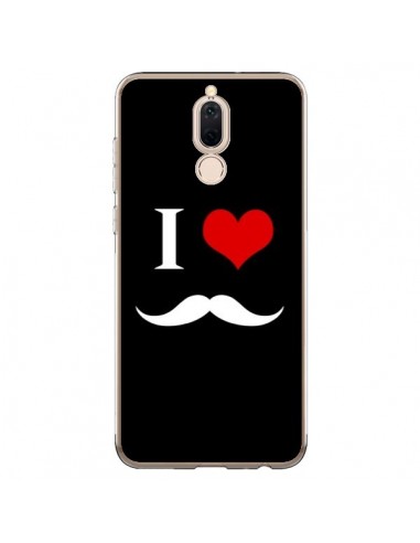 Coque Huawei Mate 10 Lite I Love Moustache - Nico