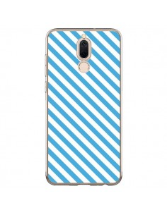 Coque Huawei Mate 10 Lite Bonbon Candy Bleue et Blanche...