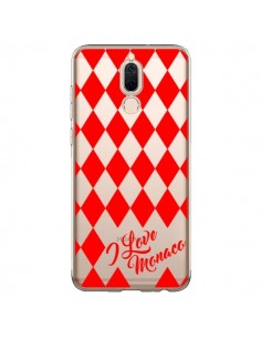 Coque Huawei Mate 10 Lite I Love Monaco et Losange Rouge...