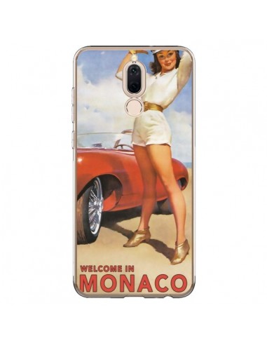 Coque Huawei Mate 10 Lite Welcome to Monaco Vintage Pin Up - Nico