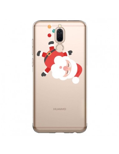 Coque Huawei Mate 10 Lite Père Noël et sa Guirlande transparente - Nico