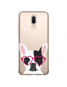 Coque Huawei Mate 10 Lite Bulldog Français Lunettes...