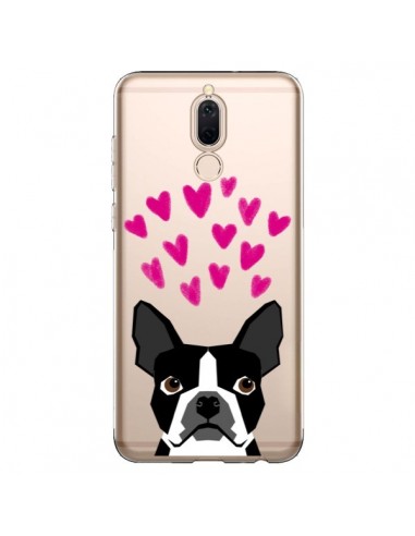 Coque Huawei Mate 10 Lite Boston Terrier Coeurs Chien Transparente - Pet Friendly