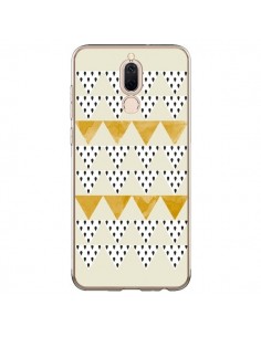 Coque Huawei Mate 10 Lite Triangles Or Garland Gold -...
