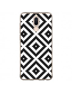 Coque Huawei Mate 10 Lite Diamond Chevron Black and White...