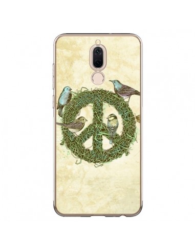 Coque Huawei Mate 10 Lite Peace And Love Nature Oiseaux - Rachel Caldwell