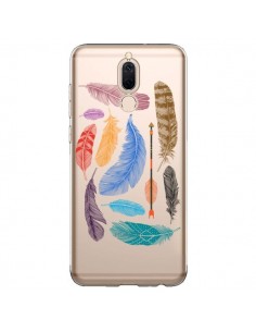 Coque Huawei Mate 10 Lite Plume Feather Couleur...