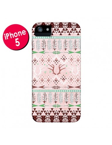 Coque Amadahy Cerf Azteque pour iPhone 5 et 5S - Monica Martinez