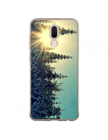 Coque Huawei Mate 10 Lite Hiver Paysage Neige Montagnes Sapins Ski - R Delean