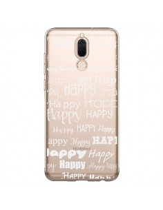 Coque Huawei Mate 10 Lite Happy Happy Blanc Transparente...