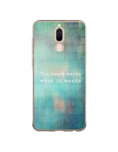 Coque Huawei Mate 10 Lite The heart wants what it wants Coeur - Sylvia Cook