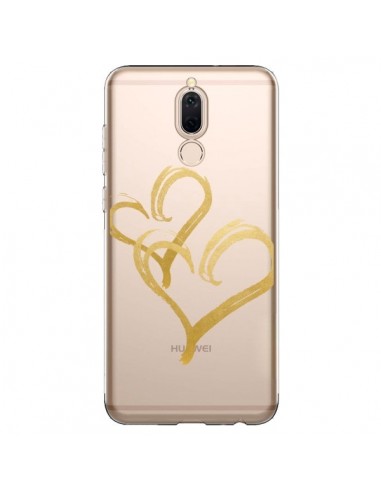 Coque Huawei Mate 10 Lite Deux Coeurs Love Amour Transparente - Sylvia Cook