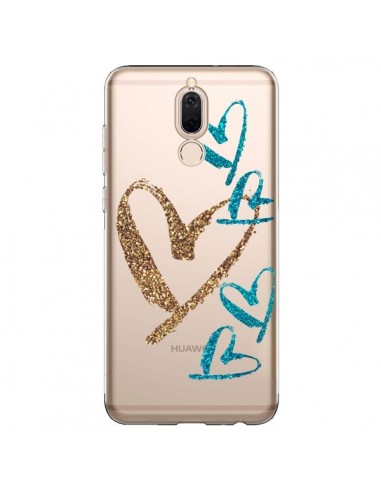 Coque Huawei Mate 10 Lite Coeurs Heart Love Amour Transparente - Sylvia Cook