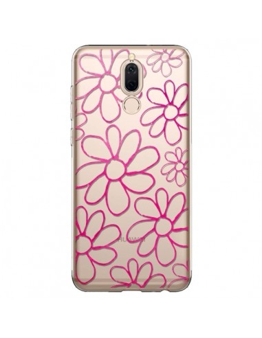 Coque Huawei Mate 10 Lite Flower Garden Pink Fleur Transparente - Sylvia Cook