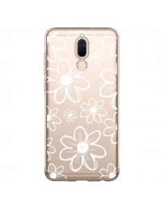 Coque Huawei Mate 10 Lite Mandala Blanc White Flower...