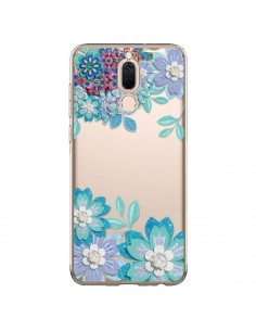 Coque Huawei Mate 10 Lite Winter Flower Bleu, Fleurs...