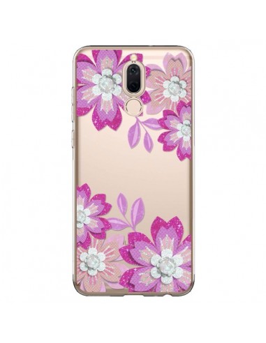 Coque Huawei Mate 10 Lite Winter Flower Rose, Fleurs d'Hiver Transparente - Sylvia Cook