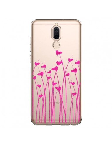 Coque Huawei Mate 10 Lite Love in Pink Amour Rose Fleur Transparente - Sylvia Cook