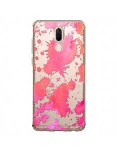 Coque Huawei Mate 10 Lite Watercolor Splash Taches Rose...