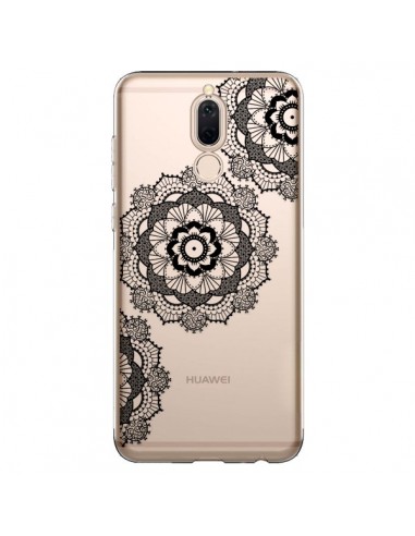 Coque Huawei Mate 10 Lite Triple Mandala Noir Black Transparente - Sylvia Cook