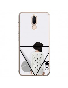 Coque Huawei Mate 10 Lite Confusion Femme Oeil Triangle -...