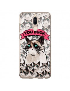 Coque Huawei Mate 10 Lite Chat Grumpy Cat - You Suck -...