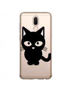 Coque Huawei Mate 10 Lite Chat Noir Cat Transparente -...