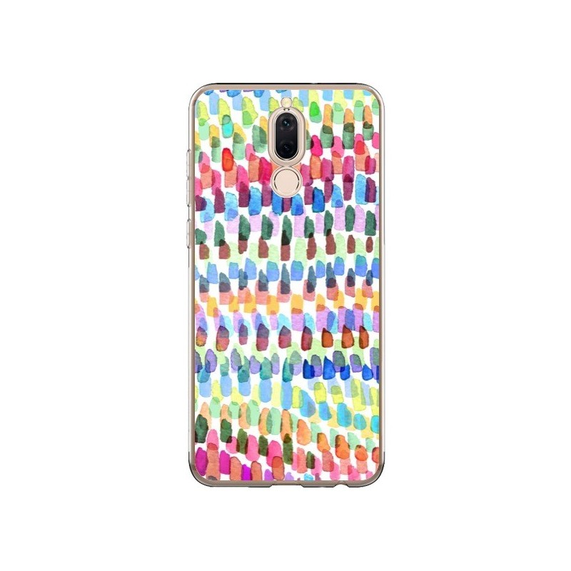 Coque Huawei Mate 10 Lite Artsy Strokes Stripes Colorful - Ninola Design