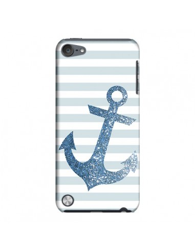 Coque Ancre Bleu Navire pour iPod Touch 5 - Monica Martinez