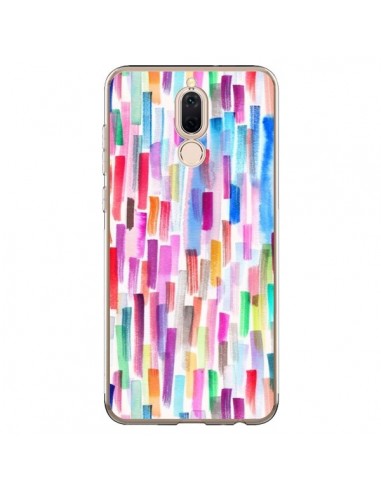 Coque Huawei Mate 10 Lite Colorful Brushstrokes Multicolored - Ninola Design