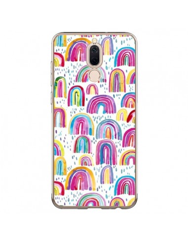 Coque Huawei Mate 10 Lite Cute Watercolor Rainbows - Ninola Design
