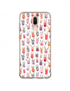 Coque Huawei Mate 10 Lite Cute Winter Reindeers - Ninola...