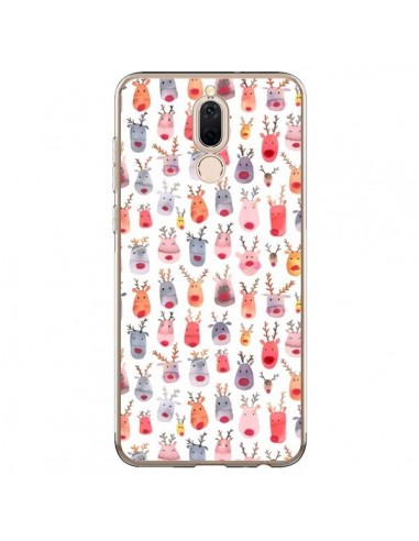 Coque Huawei Mate 10 Lite Cute Winter Reindeers - Ninola Design