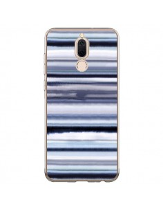 Coque Huawei Mate 10 Lite Degrade Stripes Watercolor Navy...