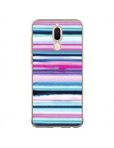 Coque Huawei Mate 10 Lite Degrade Stripes Watercolor Pink...