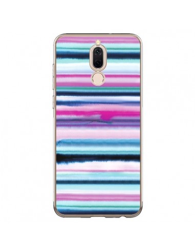 Coque Huawei Mate 10 Lite Degrade Stripes Watercolor Pink - Ninola Design