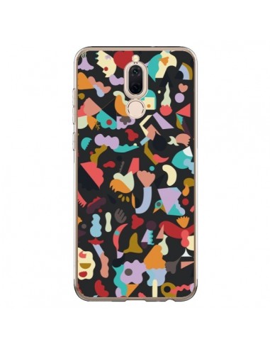 Coque Huawei Mate 10 Lite Dreamy Animal Shapes Black - Ninola Design