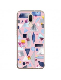 Coque Huawei Mate 10 Lite Geometric Pieces Pink - Ninola...