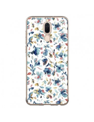 Coque Huawei Mate 10 Lite Watery Hibiscus Blue - Ninola Design