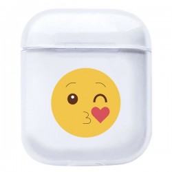 Coque AirPods Smiley Bisous 2