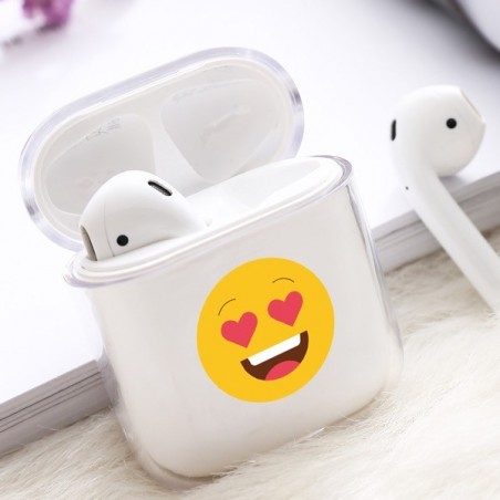Coque AirPods Smiley Amoureux