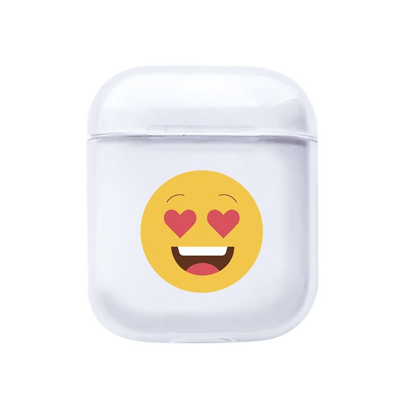 Coque AirPods Smiley Amoureux