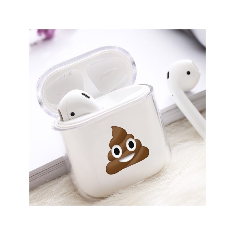 Coque AirPods Smiley Caca