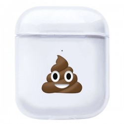 Coque AirPods Smiley Caca 2