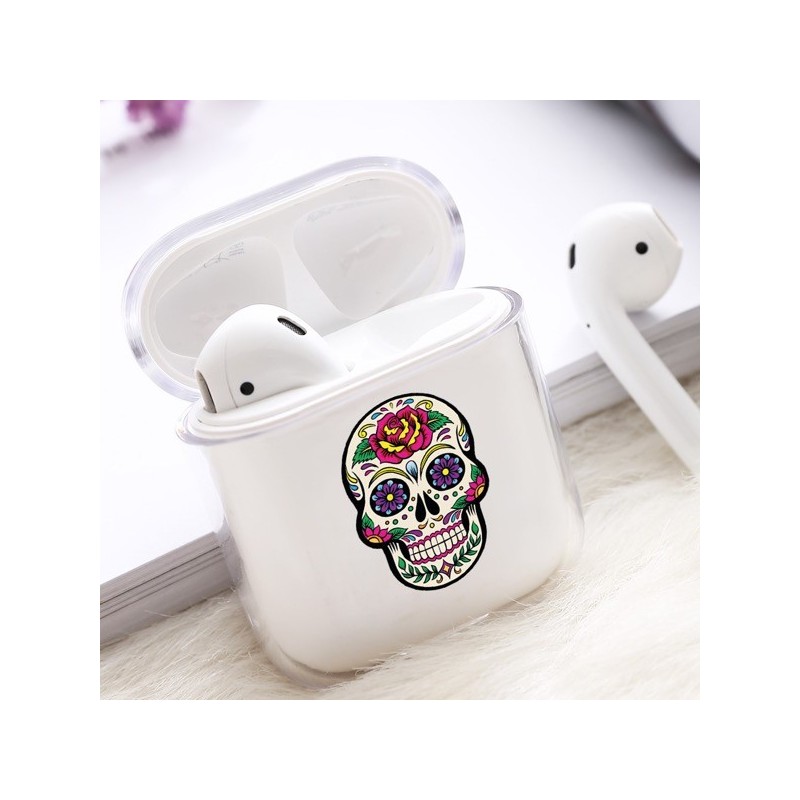 Coque AirPods Tête de Mort Mexicaine