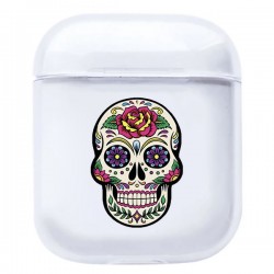 Coque AirPods Tête de Mort Mexicaine 2